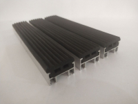 Грязезащитная алюминиевая решетка" ЕuroLux-ECO Light" без шумоизоляции, вставка "Резина+Резина" высота изделия 18 мм, толщина профиля 1,0 мм  - gkeurolux.ru - Екатеринбург