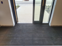 Грязезащитная алюминиевая решетка" ЕuroLux-St", вставка "Резина",   Высота изделия 18 мм, толщина профиля 1,2мм			 - gkeurolux.ru - Екатеринбург