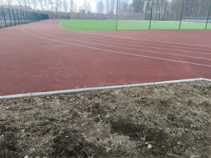 Беговая дорожка толщиной 10 мм с разметкой ( материалы +работа) - gkeurolux.ru - Екатеринбург