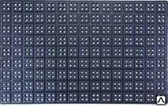 Квадро-мат, коврик ячеистый высотой 10 мм, размер 1500*3000мм, цвет чёрный, пр-во Индия - gkeurolux.ru - Екатеринбург